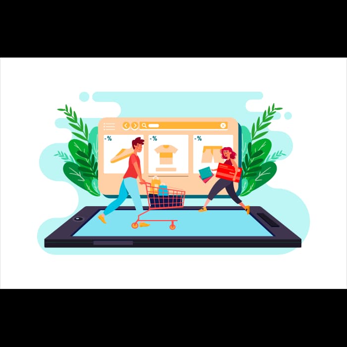 illustration d'une vente assistée