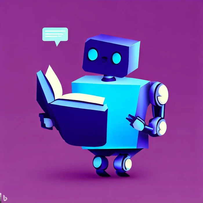 Illustration abstraite autour d'un chatbot GPT