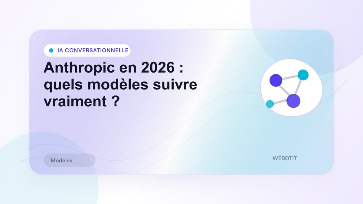 Illustration éditoriale pour Anthropic en 2026 : quels modèles suivre vraiment ?