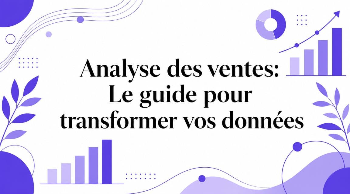 Analyse des ventes: Le guide pour transformer vos données