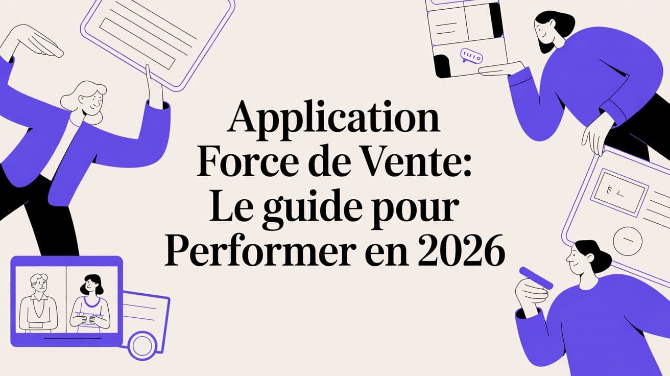 Application force de vente: Le guide pour performer en 2026