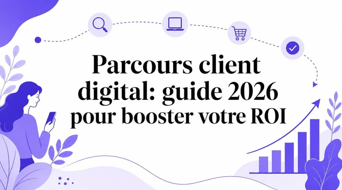 Parcours client digital: guide 2026 pour booster votre ROI