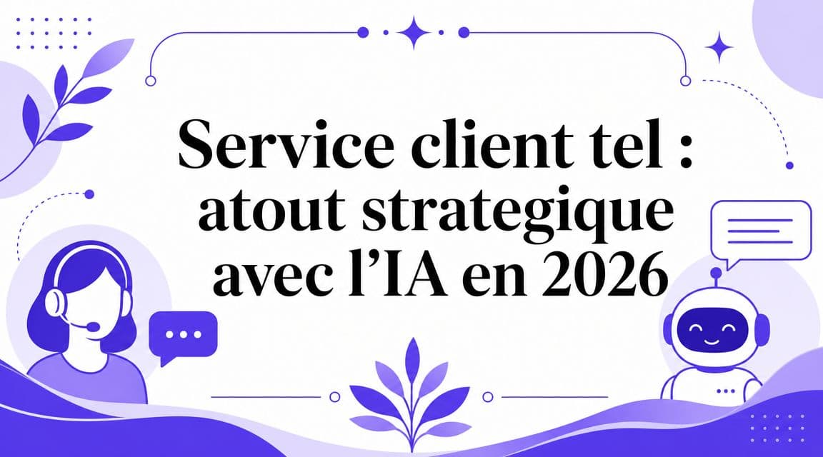 Service client tel : atout stratégique avec l'IA en 2026