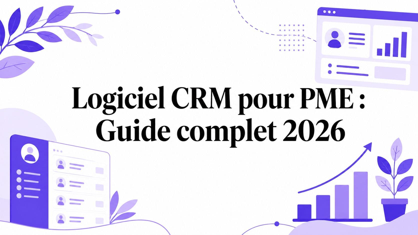 Logiciel CRM pour PME : Guide complet 2026