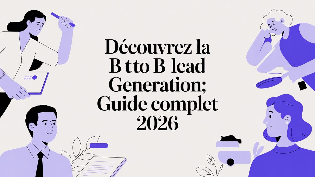 Découvrez la b to b lead generation: guide complet 2026
