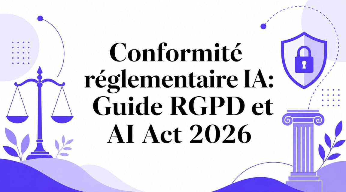 Conformité réglementaire IA: Guide RGPD et AI Act 2026