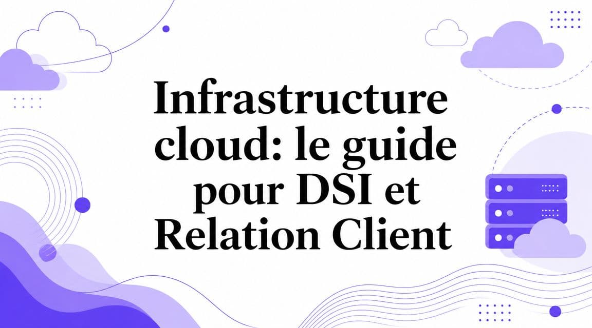 Infrastructure cloud: le guide pour DSI et Relation Client